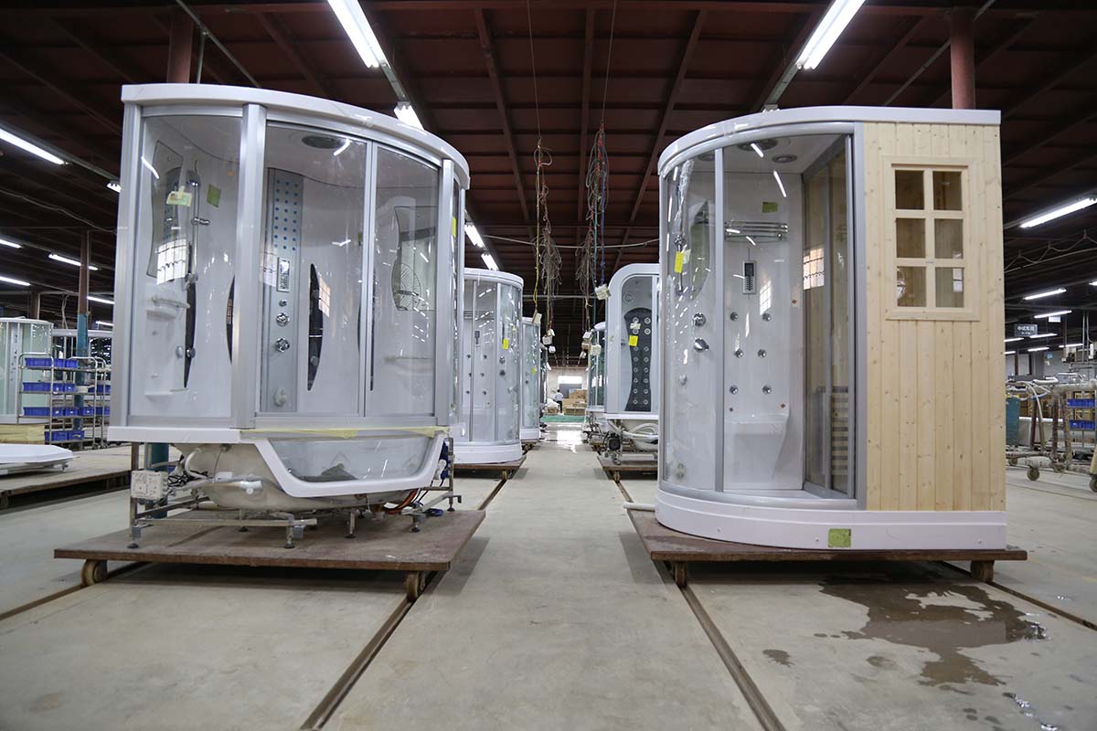 Bathtub & steam cabin production base (5)